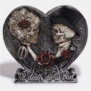 Heart Skeleton Coin Bank